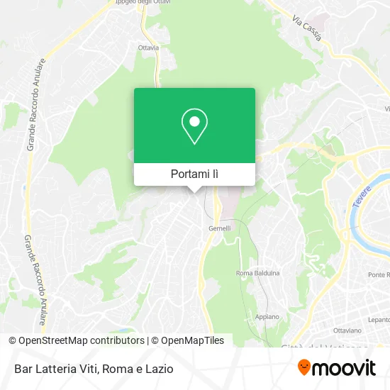 Mappa Bar Latteria Viti