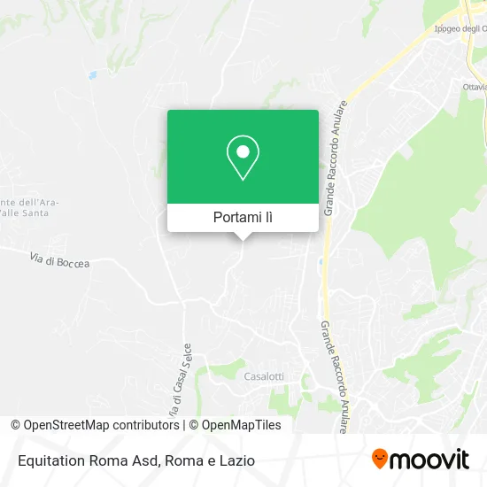 Mappa Equitation Roma Asd