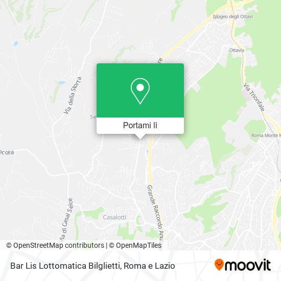 Mappa Bar Lis Lottomatica Bilglietti