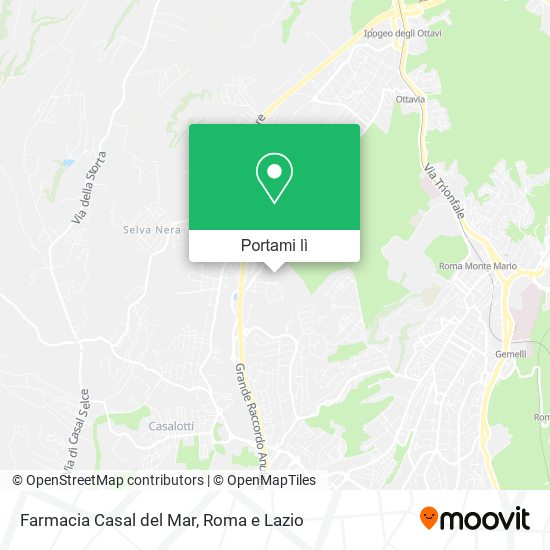 Mappa Farmacia Casal del Mar
