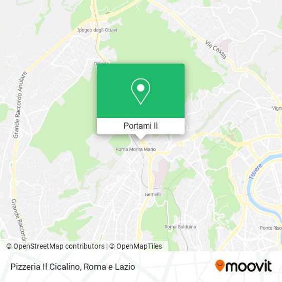 Mappa Pizzeria Il Cicalino