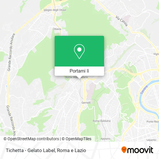 Mappa Tichetta - Gelato Label