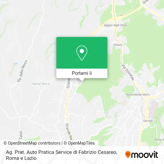 Mappa Ag. Prat. Auto Pratica Service di Fabrizio Cesareo