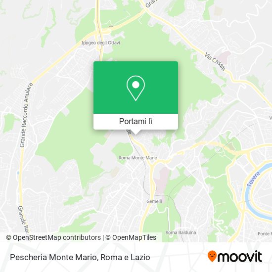 Mappa Pescheria Monte Mario