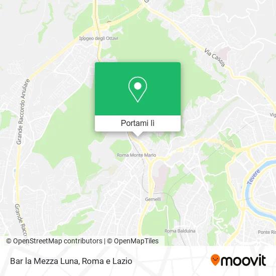 Mappa Bar la Mezza Luna