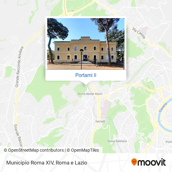 Mappa Municipio Roma XIV