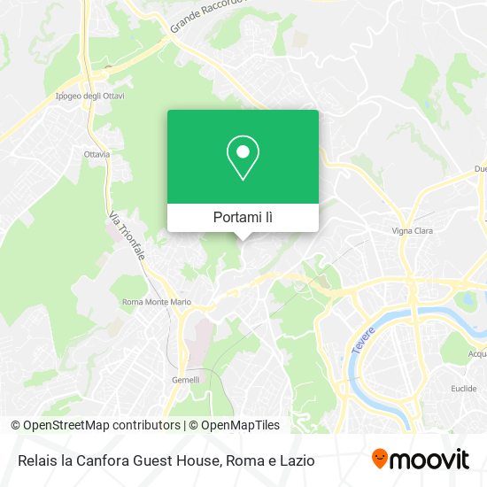 Mappa Relais la Canfora Guest House