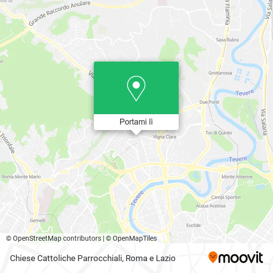 Mappa Chiese Cattoliche Parrocchiali