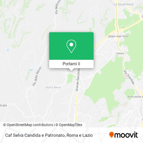 Mappa Caf Selva Candida e Patronato