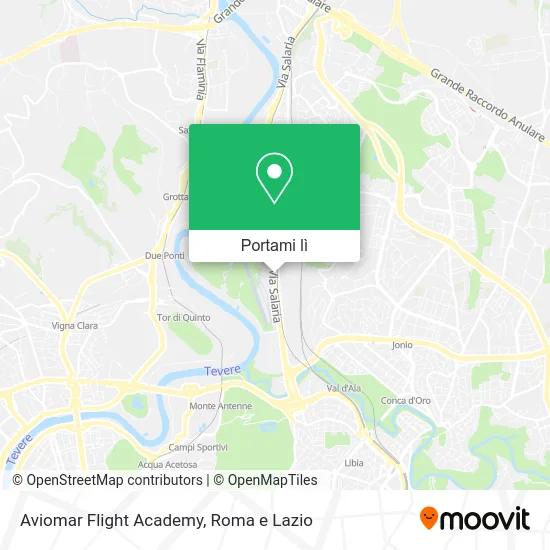 Mappa Aviomar Flight Academy