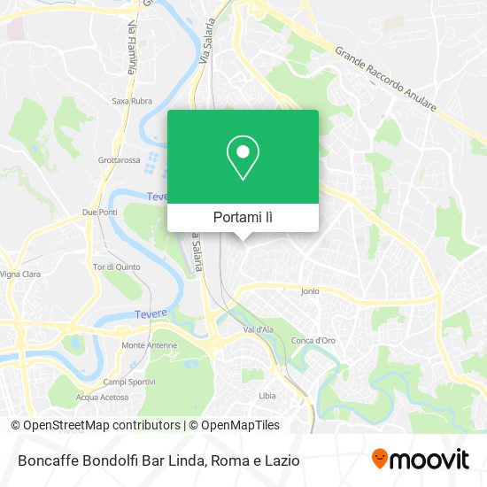 Mappa Boncaffe Bondolfi Bar Linda
