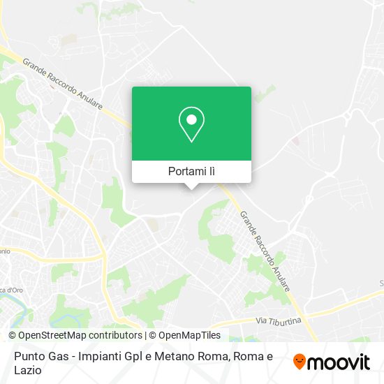 Mappa Punto Gas - Impianti Gpl e Metano Roma