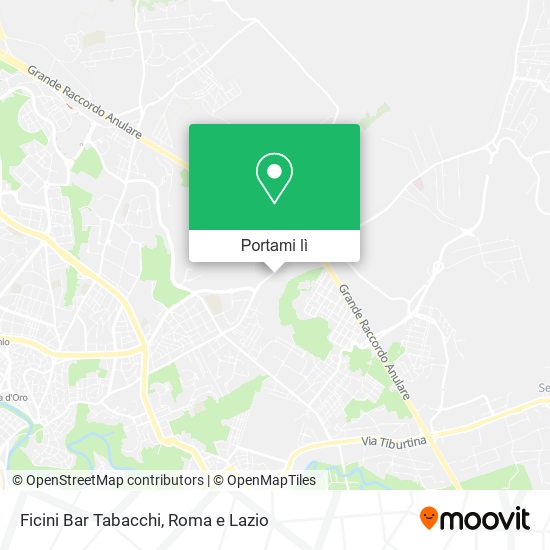 Mappa Ficini Bar Tabacchi