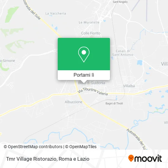 Mappa Tmr Village Ristorazio