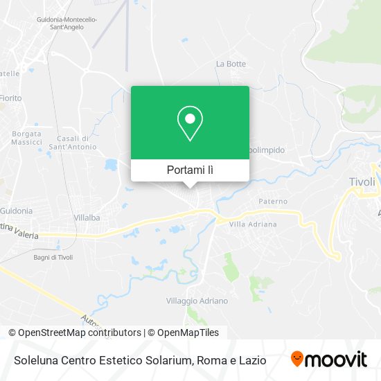 Mappa Soleluna Centro Estetico Solarium