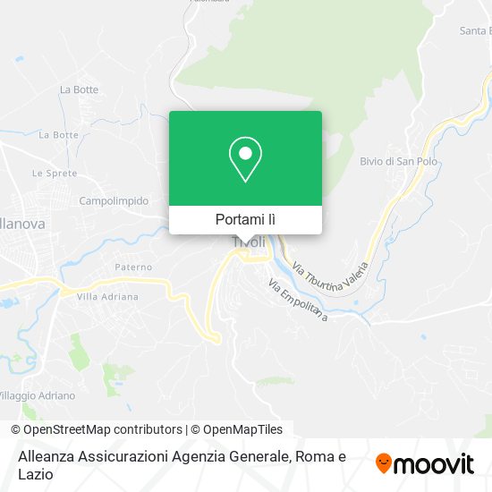 Mappa Alleanza Assicurazioni Agenzia Generale