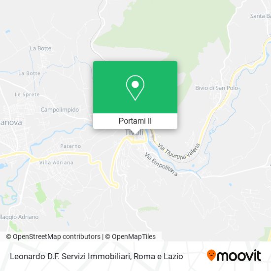 Mappa Leonardo D.F. Servizi Immobiliari