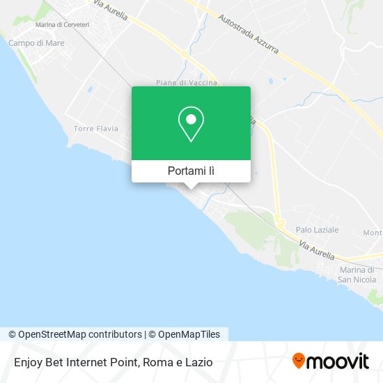 Mappa Enjoy Bet Internet Point