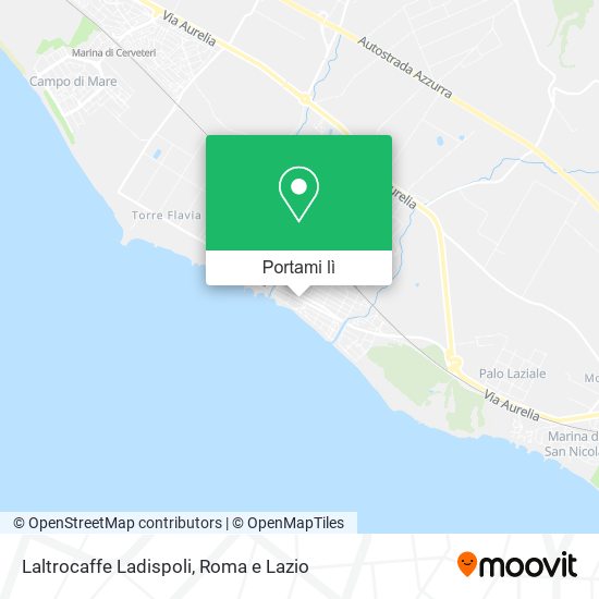 Mappa Laltrocaffe Ladispoli