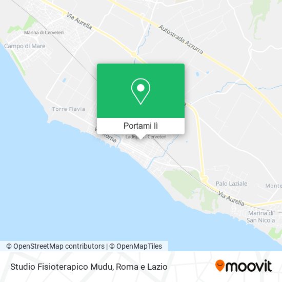 Mappa Studio Fisioterapico Mudu