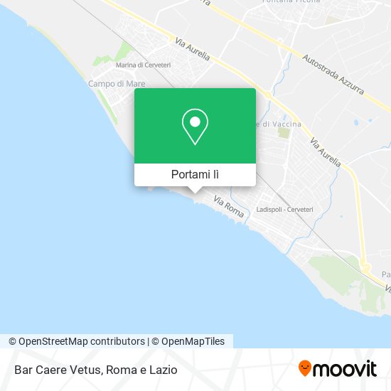 Mappa Bar Caere Vetus