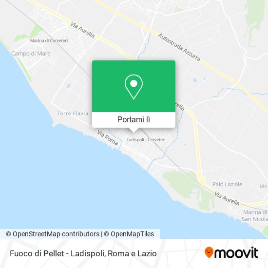 Mappa Fuoco di Pellet - Ladispoli