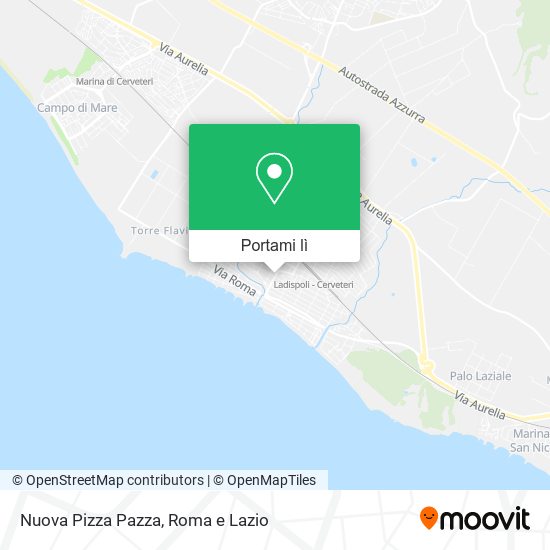 Mappa Nuova Pizza Pazza