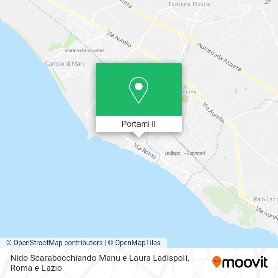 Mappa Nido Scarabocchiando Manu e Laura Ladispoli