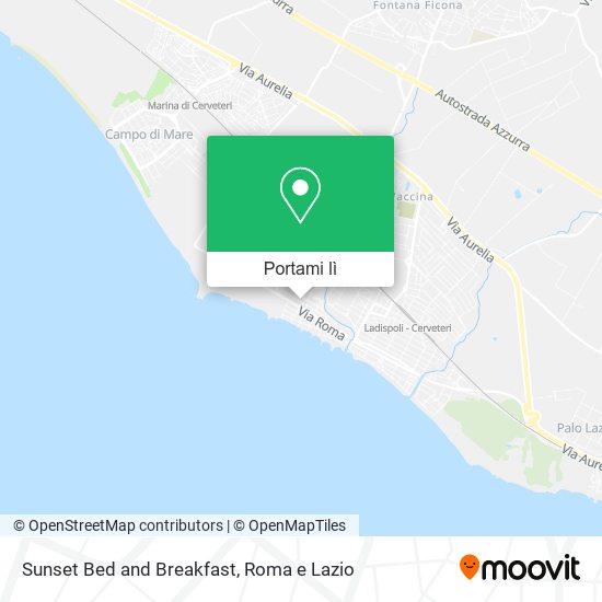 Mappa Sunset Bed and Breakfast