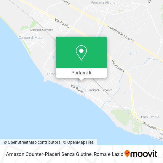 Mappa Amazon Counter-Piaceri Senza Glutine