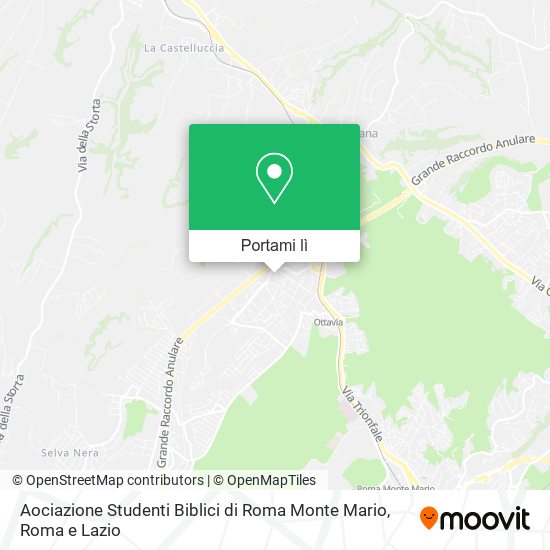 Mappa Aociazione Studenti Biblici di Roma Monte Mario