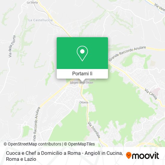 Mappa Cuoca e Chef a Domicilio a Roma - Angiolí in Cucina