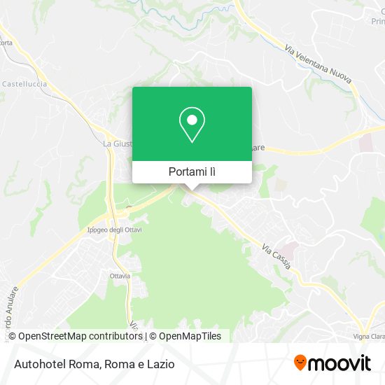 Mappa Autohotel Roma