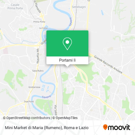 Mappa Mini Market di Maria (Rumeno)