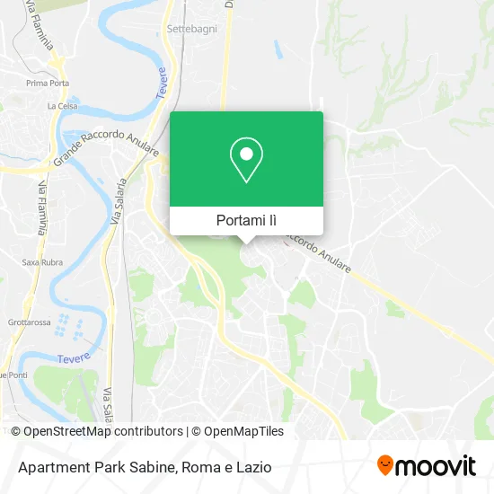Mappa Apartment Park Sabine