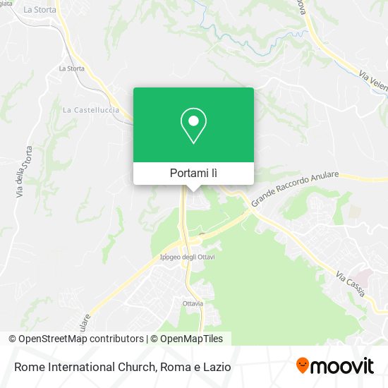 Mappa Rome International Church