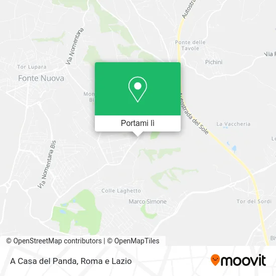 Mappa A Casa del Panda
