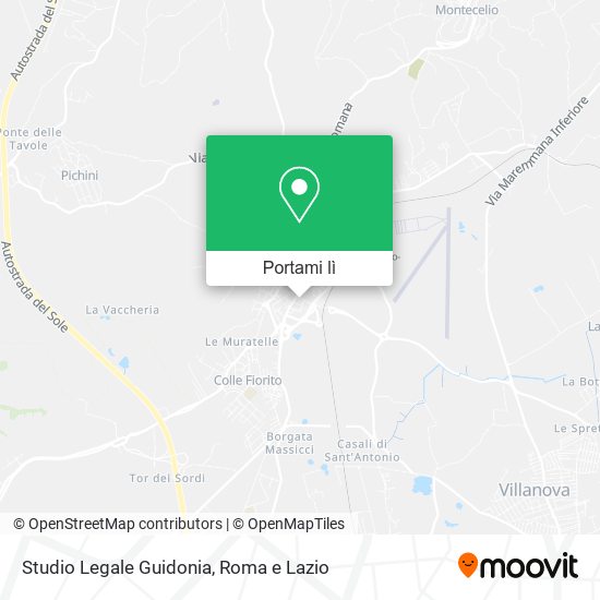 Mappa Studio Legale Guidonia