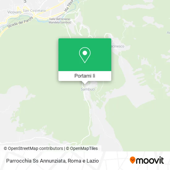 Mappa Parrocchia Ss Annunziata