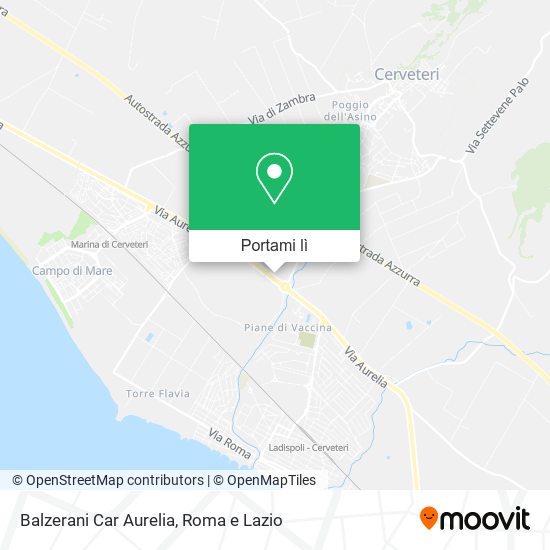 Mappa Balzerani Car Aurelia