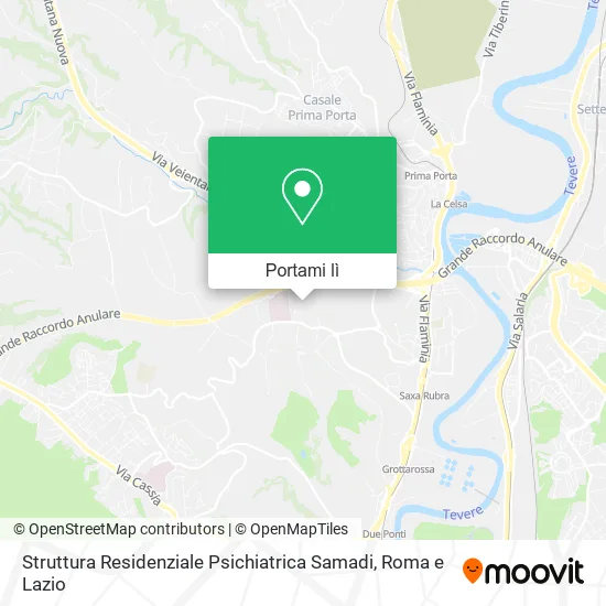 Mappa Struttura Residenziale Psichiatrica Samadi