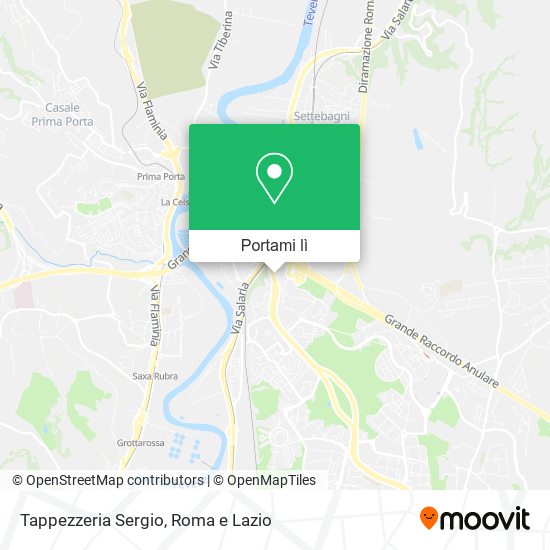 Mappa Tappezzeria Sergio