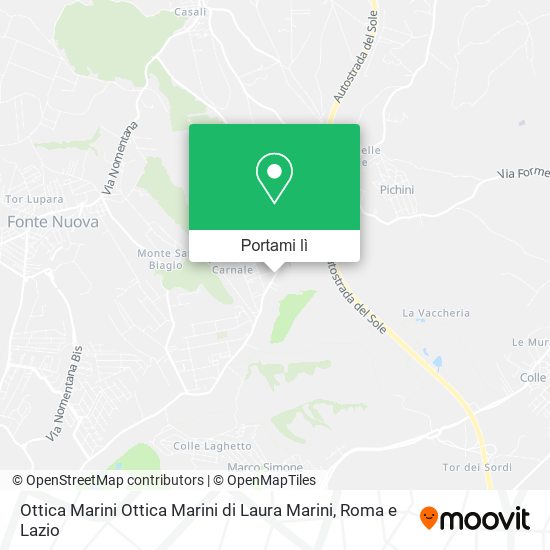 Mappa Ottica Marini Ottica Marini di Laura Marini