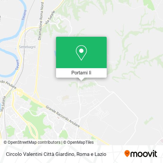 Mappa Circolo Valentini Città Giardino