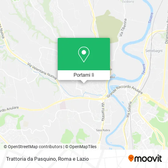 Mappa Trattoria da Pasquino