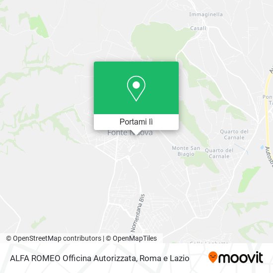 Mappa ALFA ROMEO Officina Autorizzata