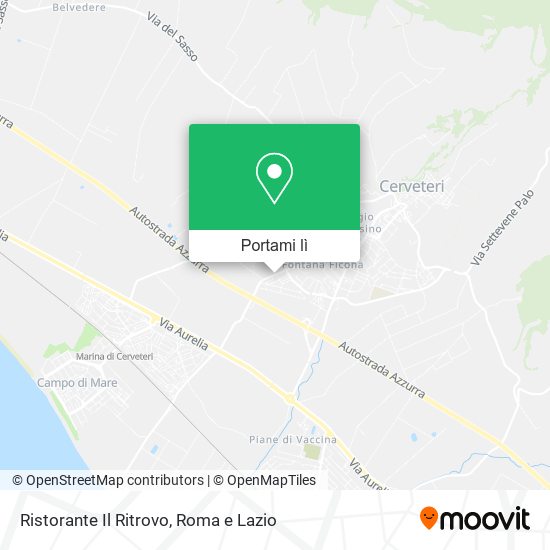 Mappa Ristorante Il Ritrovo