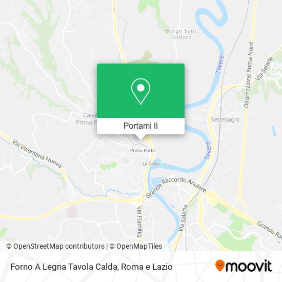 Mappa Forno A Legna Tavola Calda