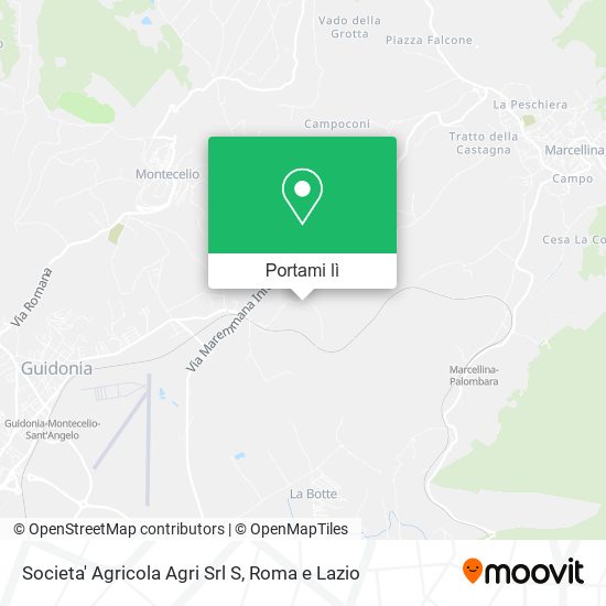 Mappa Societa' Agricola Agri Srl S