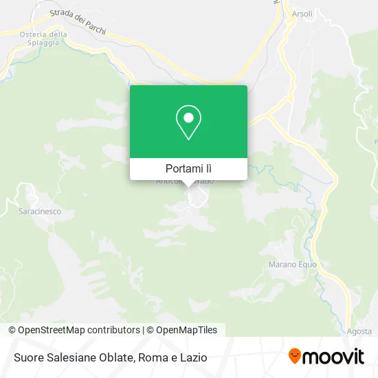 Mappa Suore Salesiane Oblate